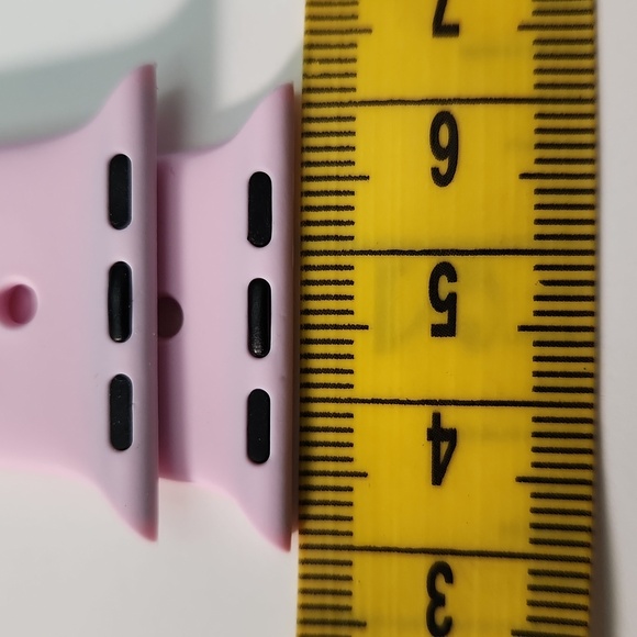 COPY - 22 mm lug Apple Watch Compatible 3 band latex snap band set for MEN, NWT - Picture 11 of 15